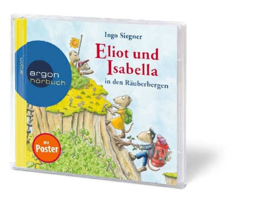 Buchcover und Innenansicht für das Buch: Eliot und Isabella in den Räuberbergen