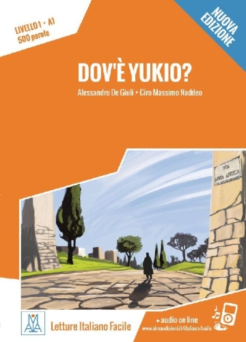 Buchcover und Innenansicht für das Buch: Dov'è Yukio? Nuovo Edizione. Livello 01