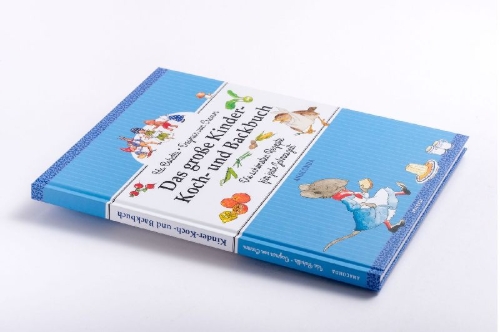 Buchcover und Innenansicht für das Buch: Das große Kinder-Koch- und Backbuch