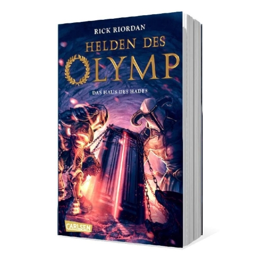 Buchcover und Innenansicht für das Buch: The Heroes of Olympus - The House of Hades