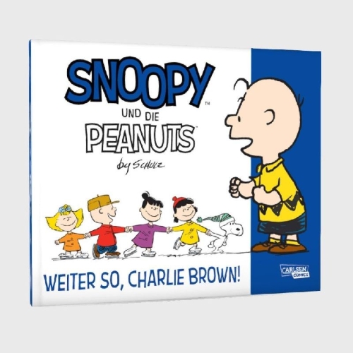 Buchcover und Innenansicht für das Buch: Snoopy und die Peanuts 6: Weiter so, Charlie Brown!