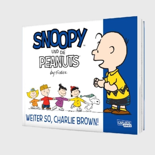 Buchcover und Innenansicht für das Buch: Snoopy und die Peanuts 6: Weiter so, Charlie Brown!