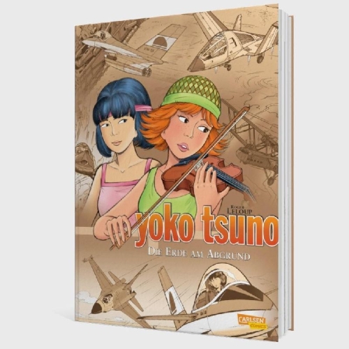 Buchcover und Innenansicht für das Buch: Yoko Tsuno Sammelband 08: Die Erde am Abgrund