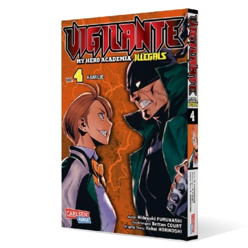 Buchcover und Innenansicht für das Buch: Vigilante: Boku no Hero Academia Illegals