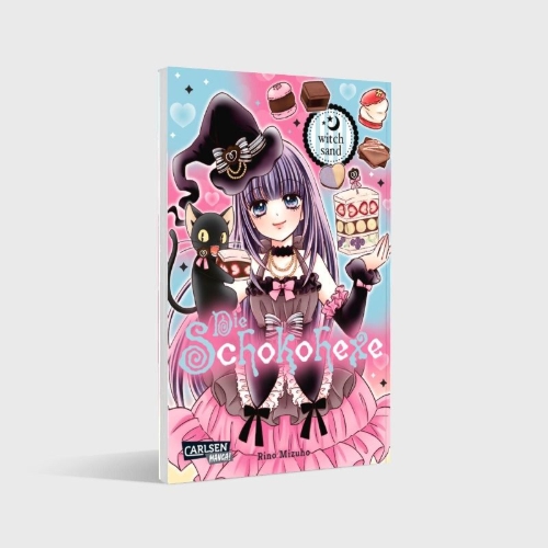 Buchcover und Innenansicht für das Buch: Chocolat no Maho - witch sand