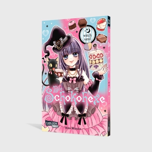 Buchcover und Innenansicht für das Buch: Chocolat no Maho - witch sand