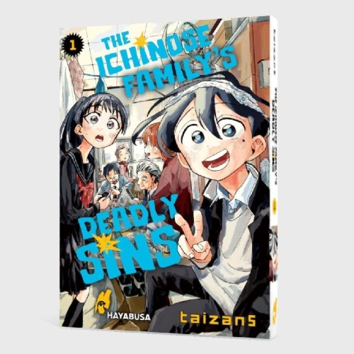 Buchcover und Innenansicht für das Buch: ICHINOSE-KE NO TAIZAI