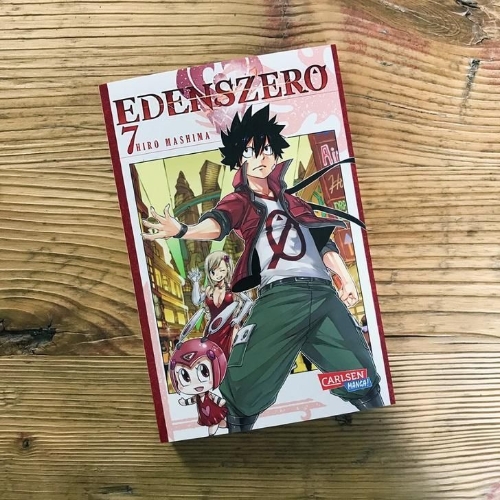 Buchcover und Innenansicht für das Buch: Edens Zero