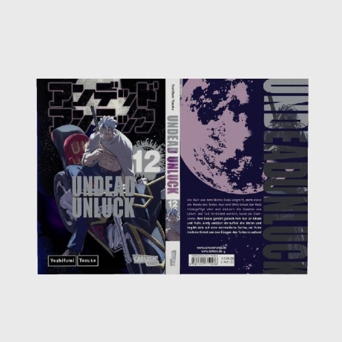 Buchcover und Innenansicht für das Buch: Undead Unluck