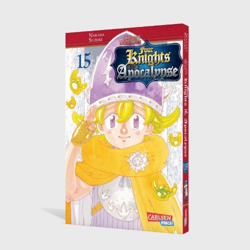 Buchcover und Innenansicht für das Buch: Mokushiroku no yonkishi