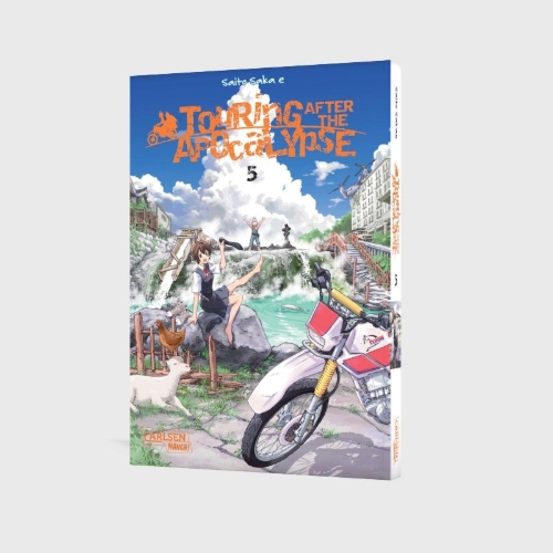 Buchcover und Innenansicht für das Buch: Shuumatsu Touring