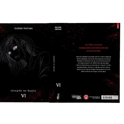 Buchcover und Innenansicht für das Buch: Shingeki no Kyojin