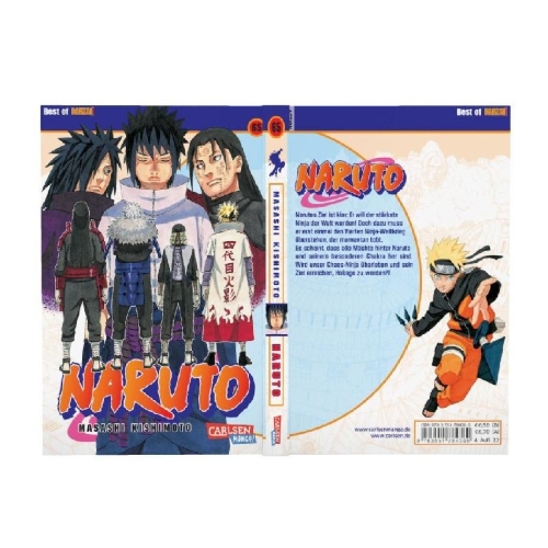 Buchcover und Innenansicht für das Buch: Naruto