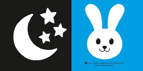 Buchcover und Innenansicht für das Buch: Baby Pixi (unkaputtbar) 156: Mein erstes Kontrastbuch ab 3 Monaten