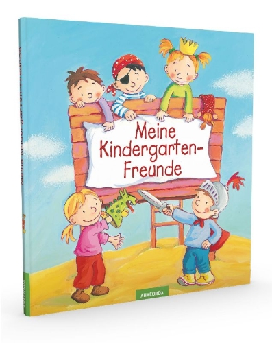 Buchcover und Innenansicht für das Buch: Meine Kindergarten-Freunde
