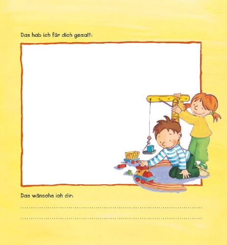 Buchcover und Innenansicht für das Buch: Meine Kindergarten-Freunde