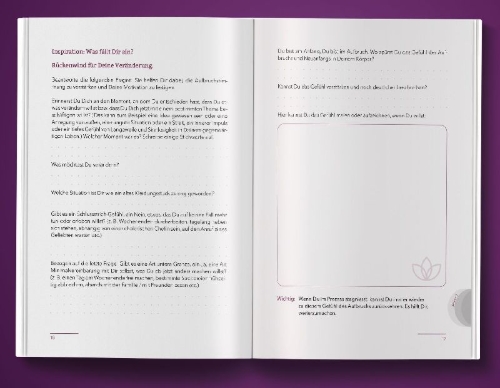 Buchcover und Innenansicht für das Buch: Anfangen. Dranbleiben. Wachsen