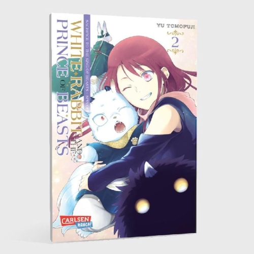 Buchcover und Innenansicht für das Buch: Shiro Usagi to Kemono no Ouji: Niehime to Kemono no Ou Spin-off