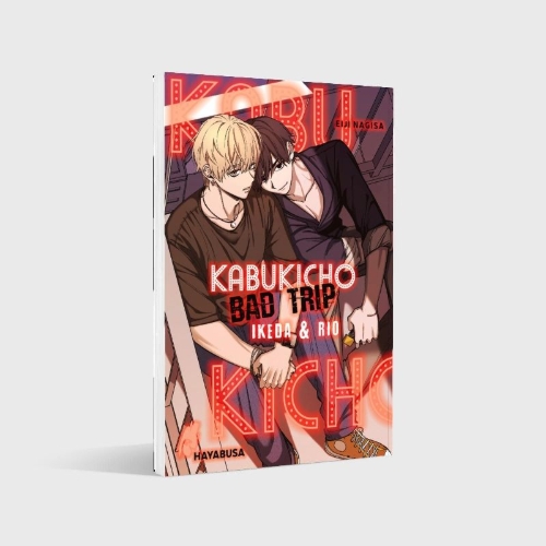 Buchcover und Innenansicht für das Buch: KABUKICHO BAD TRIP - IKEDA TO RIO
