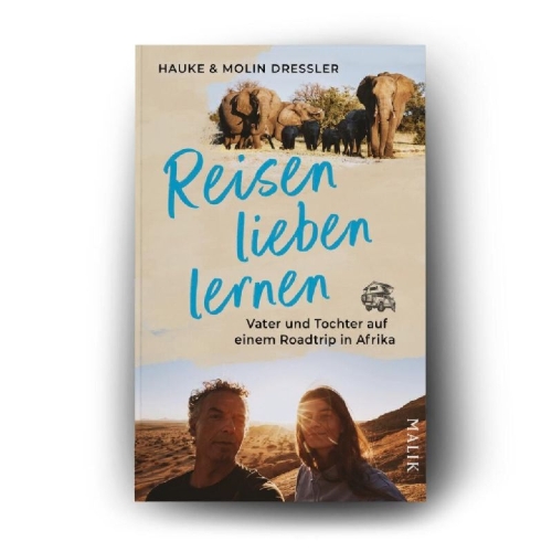Buchcover und Innenansicht für das Buch: Reisen lieben lernen