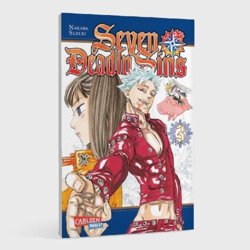Buchcover und Innenansicht für das Buch: Nanatsu no Taizai