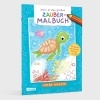 Buchcover und Innenansicht für das Buch: Ausmalbilder für Kita-Kinder: Mein erstes großes Zauber-Malbuch: Unter Wasser