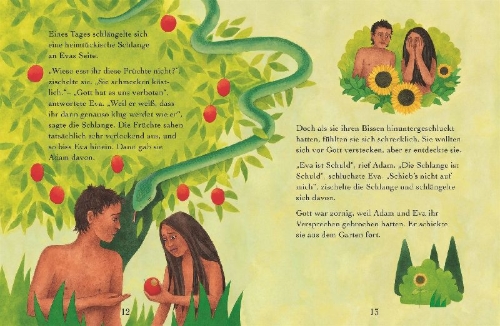 Buchcover und Innenansicht für das Buch: Meine erste Bibel