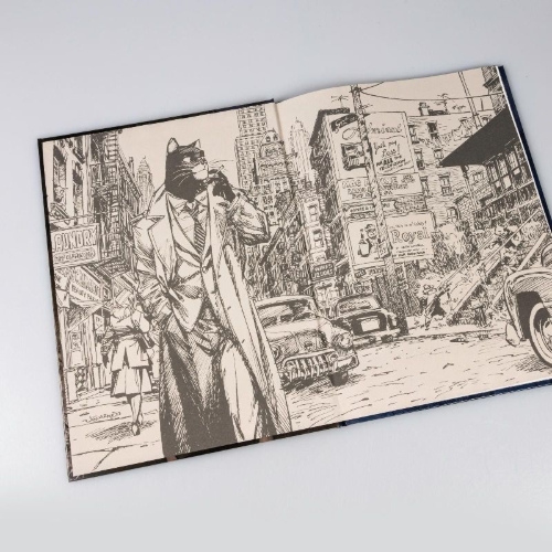Buchcover und Innenansicht für das Buch: Blacksad - Tome 7. Alors, tout tombe. Seconde partie