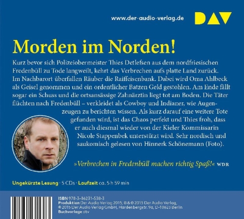 Buchcover und Innenansicht für das Buch: Rollmopskommando. Ein Küstenkrimi