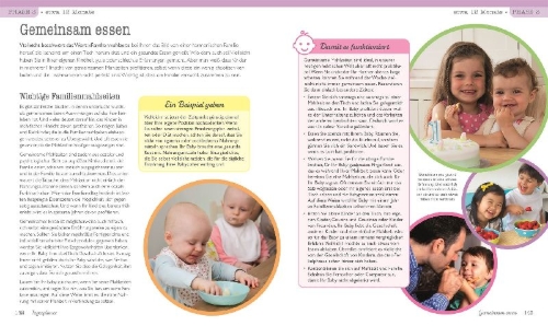Buchcover und Innenansicht für das Buch: Babynahrung selbst gemacht