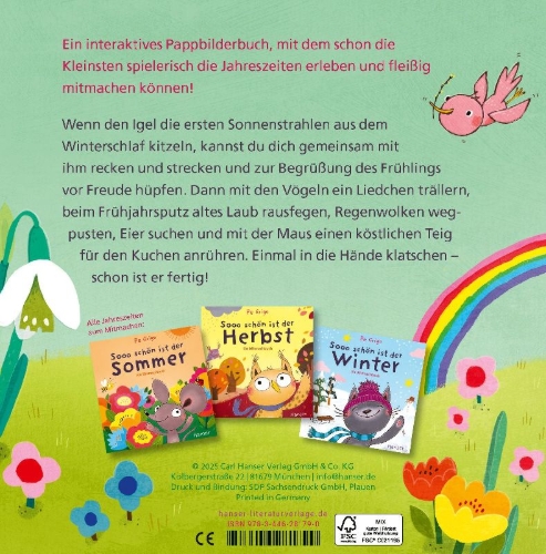 Buchcover und Innenansicht für das Buch: Sooo schön ist der Frühling