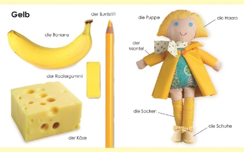 Buchcover und Innenansicht für das Buch: Erstes Lernen mini. Farben