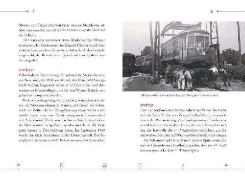Buchcover und Innenansicht für das Buch: Wiener Öffi-Wörterbuch
