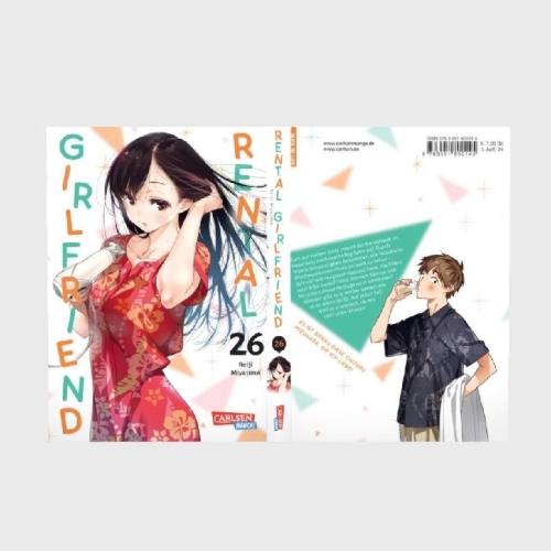Buchcover und Innenansicht für das Buch: Kanojo, okarishimasu