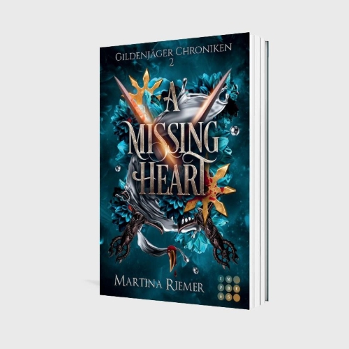 Buchcover und Innenansicht für das Buch: A Missing Heart (Gildenjäger Chroniken 2)