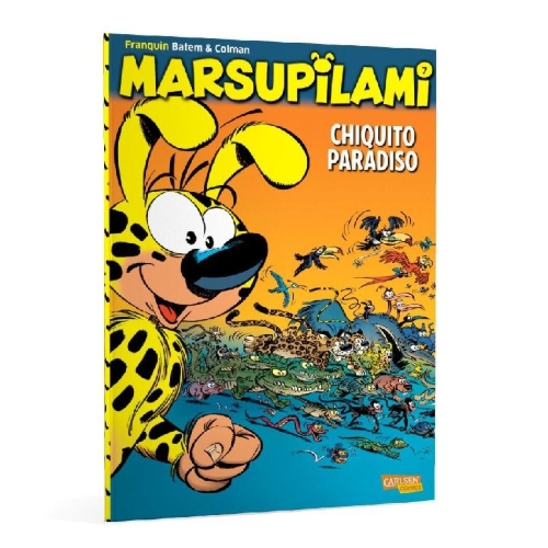 Buchcover und Innenansicht für das Buch: Marsupilami 22 - Chiquito Paradiso