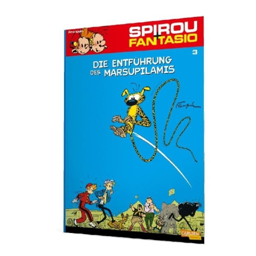 Buchcover und Innenansicht für das Buch: Les Voleurs du marsupilami