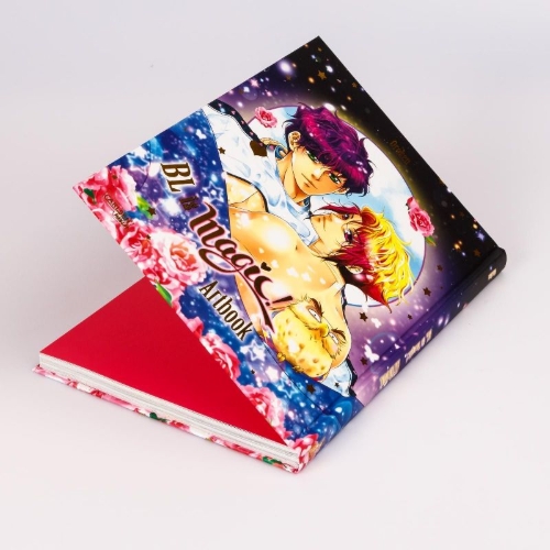 Buchcover und Innenansicht für das Buch: BL is magic! Artbook