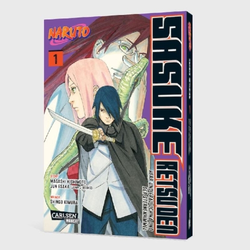 Buchcover und Innenansicht für das Buch: Naruto: Sasuke Retsuden - Uchiha no Matsuei to Tenkyu no Hoshikuzu