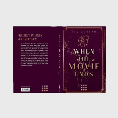 Buchcover und Innenansicht für das Buch: When the Movie ends