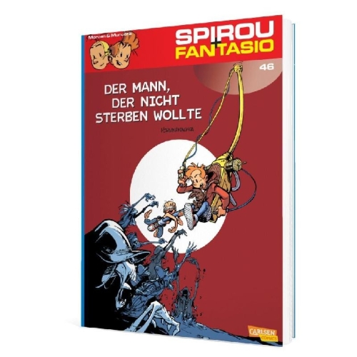Buchcover und Innenansicht für das Buch: L`homme qui ne voulait pas mourir  Band 48