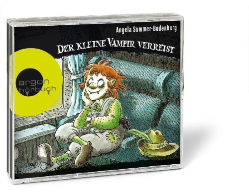 Buchcover und Innenansicht für das Buch: Der kleine Vampir verreist