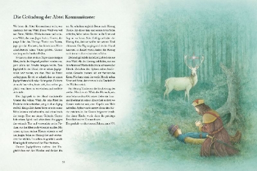 Buchcover und Innenansicht für das Buch: Sagenschatz aus Österreich