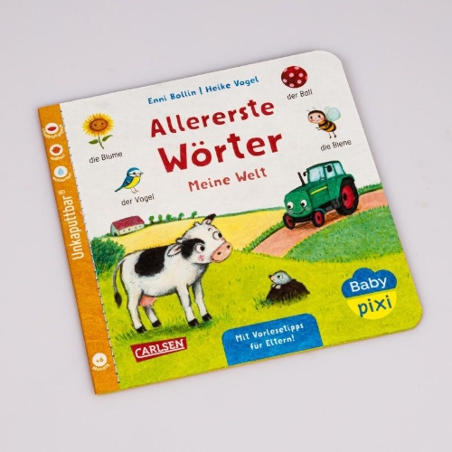 Buchcover und Innenansicht für das Buch: Baby Pixi (unkaputtbar) 162: Allererste Wörter: Meine Welt