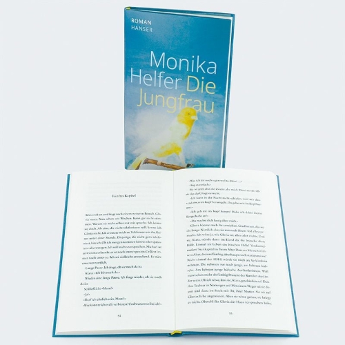 Buchcover und Innenansicht für das Buch: Die Jungfrau