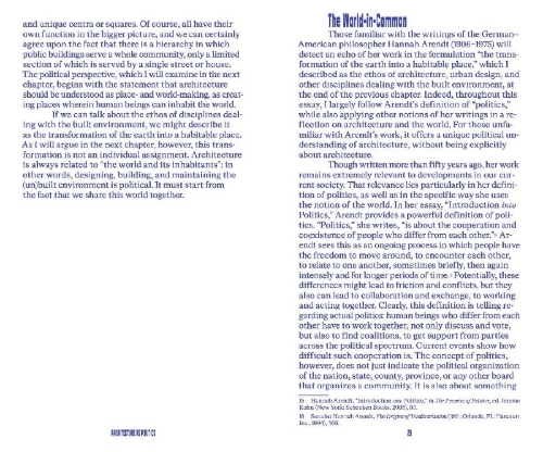 Buchcover und Innenansicht für das Buch: Space is Politics