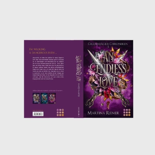 Buchcover und Innenansicht für das Buch: An Endless Love (Gildenjäger Chroniken 3)
