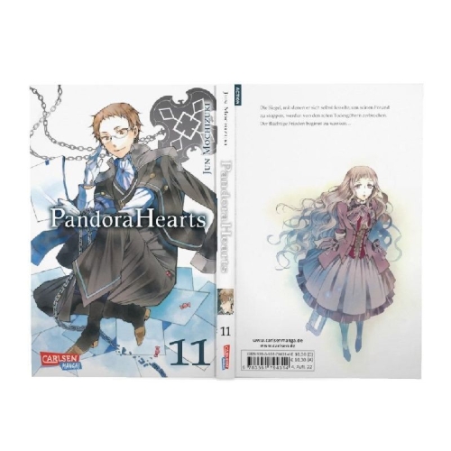 Buchcover und Innenansicht für das Buch: Pandora Hearts