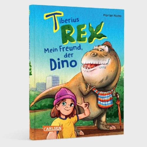 Buchcover und Innenansicht für das Buch: Tiberius Rex 1: Mein Freund, der Dino