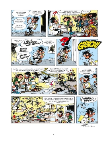 Buchcover und Innenansicht für das Buch: Gaston Neuedition 16: Pfeifen, Pech und Pannen
